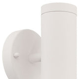 White LED Two Light Can Shape Wall Sconce