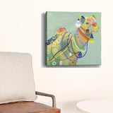 20" Moroccan Inspired Camel Canvas Wall Art