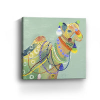 20" Moroccan Inspired Camel Canvas Wall Art