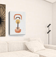 24" Abstract Shapes in Balance Canvas Wall Art