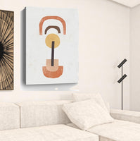 24" Abstract Shapes in Balance Canvas Wall Art