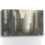 24" NYC Urban Street Scene Canvas Wall Art