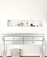 20" NYC Golden Bridge Skyline Canvas Wall Art