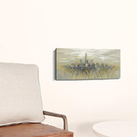 20" Artistic Manhattan city Skyline Canvas Wall Art