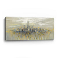 20" Artistic Manhattan city Skyline Canvas Wall Art