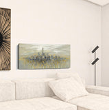 20" Artistic Manhattan city Skyline Canvas Wall Art