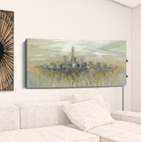 20" Artistic Manhattan city Skyline Canvas Wall Art