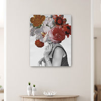 20" Modern and Glamorous Garden Party Canvas Wall Art