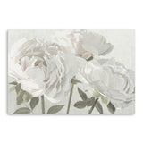 24" Neutral Flowers in Bloom Canvas Wall Art