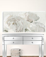 24" Neutral Flowers in Bloom Canvas Wall Art