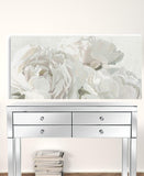 24" Neutral Flowers in Bloom Canvas Wall Art