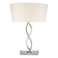 Trend Home 1-Light Satin Nickel Table Lamp