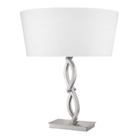 Trend Home 1-Light Satin Nickel Table Lamp