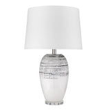 Trend Home 1-Light Polished Nickel Table Lamp