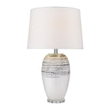 Trend Home 1-Light Polished Nickel Table Lamp