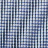 Blue Houndstooth Modern Decorative Throw Pillow