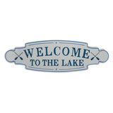 Welcome to the Lake Metal Wall Plate