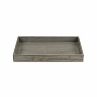 Minimalist Gray Wooden Tray
