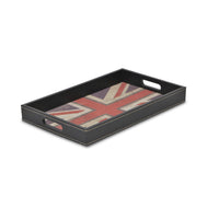 Union Jack Faux Leather Serving Tray