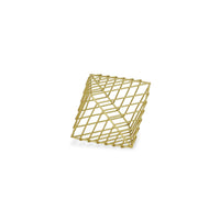 Petite Gold Metal Decorative Sculpture