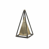 Narrow Metal Triangular Decorative Sculpture
