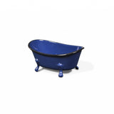 Petite Royal Blue Bathtub Decorative Sculpture