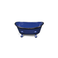 Petite Royal Blue Bathtub Decorative Sculpture