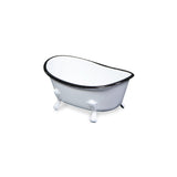 Petite White Bathtub Decorative Sculpture