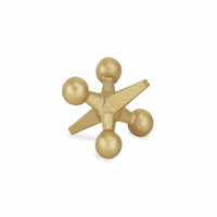 Petite Gold Jack Shaped Decorative Sculpture