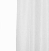 Luxurious White Waffle Weave Shower Curtain