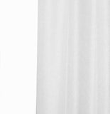 Luxurious White Waffle Weave Shower Curtain