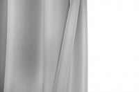 Luxurious Silver Waffle Weave Shower Curtain