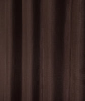 Luxurious Brown Waffle Weave Shower Curtain