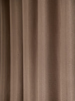 Luxurious Mocha Waffle Weave Shower Curtain