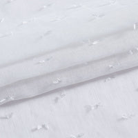 White Puff Sprinkles Shower Curtain