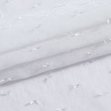 White Puff Sprinkles Shower Curtain