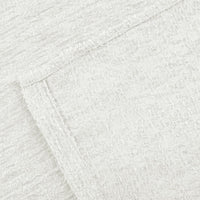 Pearl White Soft Textured Shower Curtain
