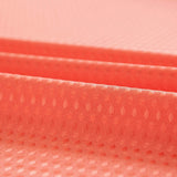 Coral Sheer and Grid Shower Curtain and Liner Set