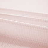 Blush Sheer and Grid Shower Curtain and Liner Set