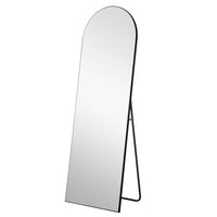 Arched Gold Standing Mirror