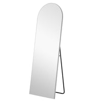 Arched Gold Standing Mirror
