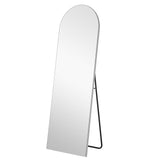 Arched Gold Standing Mirror