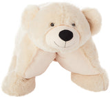 Foldable Plush Polar Bear Pillow