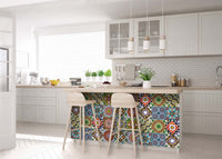 5" X 5" Mediterranean Mash Mosaic Peel and Stick Tiles