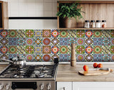 7" X 7" Mediterranean Mash Mosaic Peel and Stick Tiles