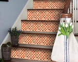 5" X 5" Terra Cotta Tango Peel and Stick Tiles