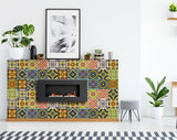 8" X 8" Euro Mosaic Peel and Stick Removable Tiles
