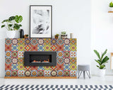 4" X 4" Mediterra Mosaic Peel and Stick Tiles