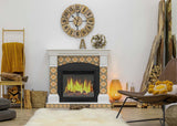 5" X 5" Golden Deco Peel And Stick Removable Tiles