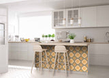 8" X 8" Golden Deco Peel And Stick Removable Tiles